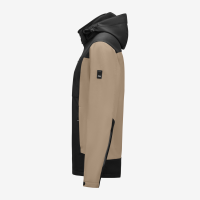 FHB JULIA Softshell-Jacke Damen, beige-schwarz, Gr. M