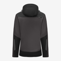FHB JULIA Softshell-Jacke Damen, anthrazit-schwarz, Gr. XL
