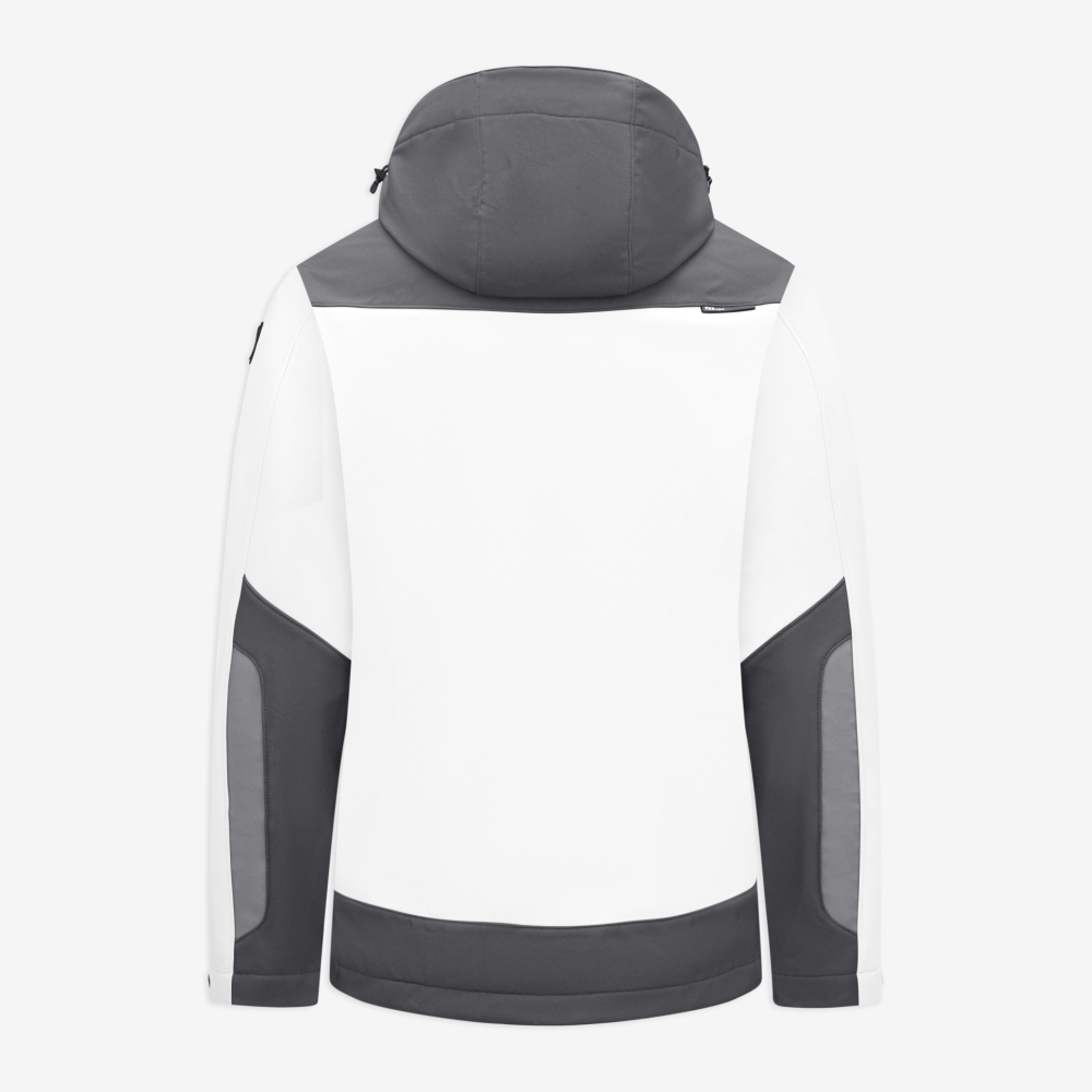 FHB JANNIK Softshelljacke, weiss-anthrazit, Gr. S