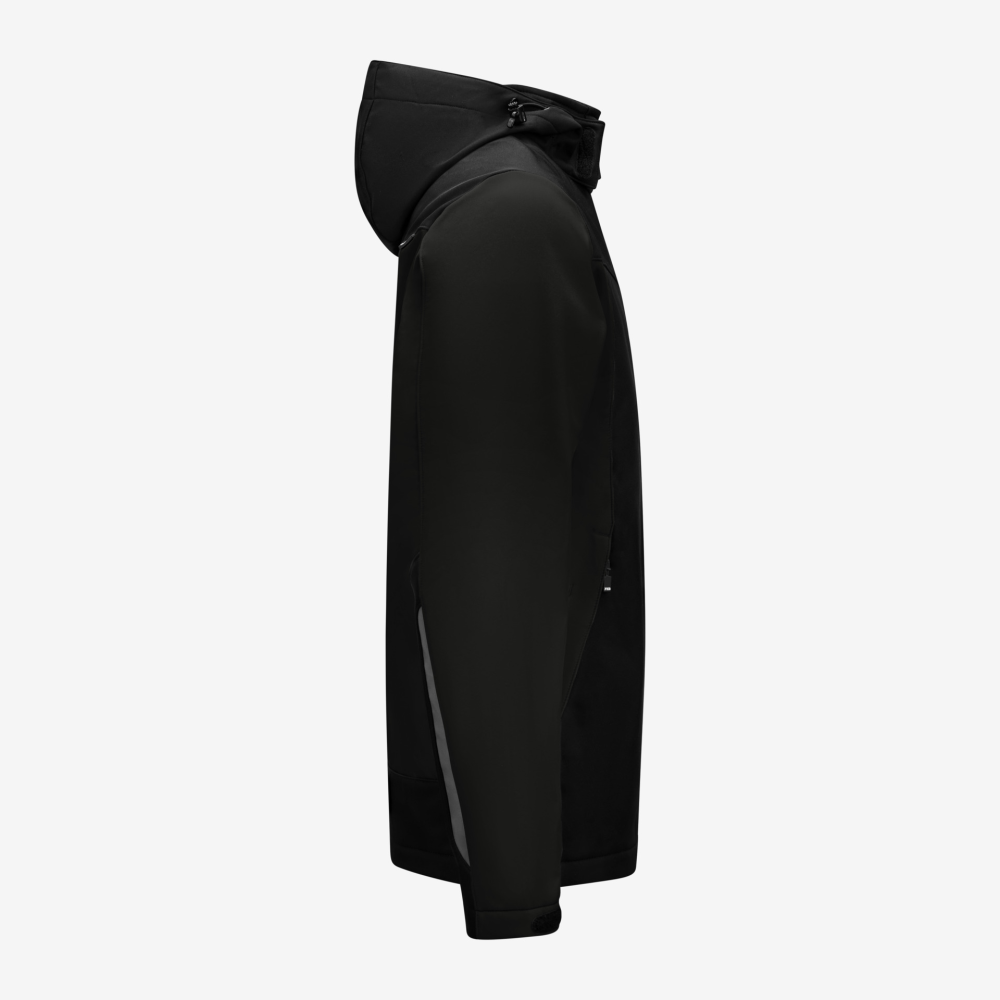 FHB JANNIK Softshelljacke, schwarz-RV schwarz, Gr. 3XL