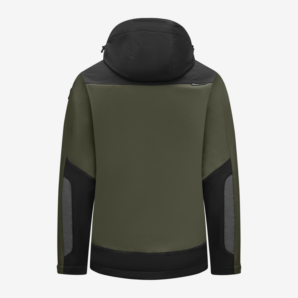 FHB JANNIK Softshelljacke, oliv-schwarz, Gr. S