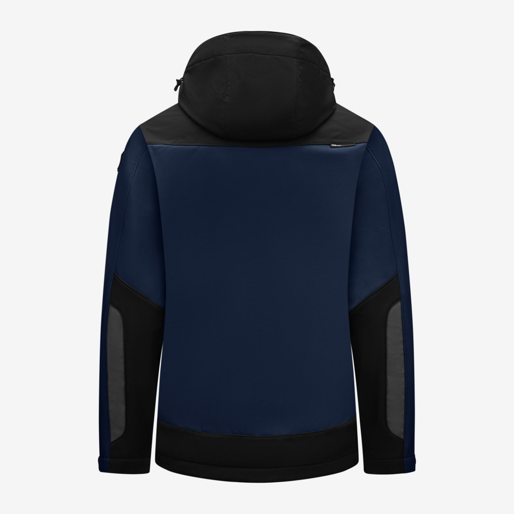 FHB JANNIK Softshelljacke, marine-schwarz, Gr. 3XL