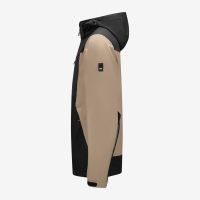 FHB JANNIK Softshelljacke, beige-schwarz, Gr. XS