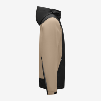 FHB JANNIK Softshelljacke, beige-schwarz, Gr. XS