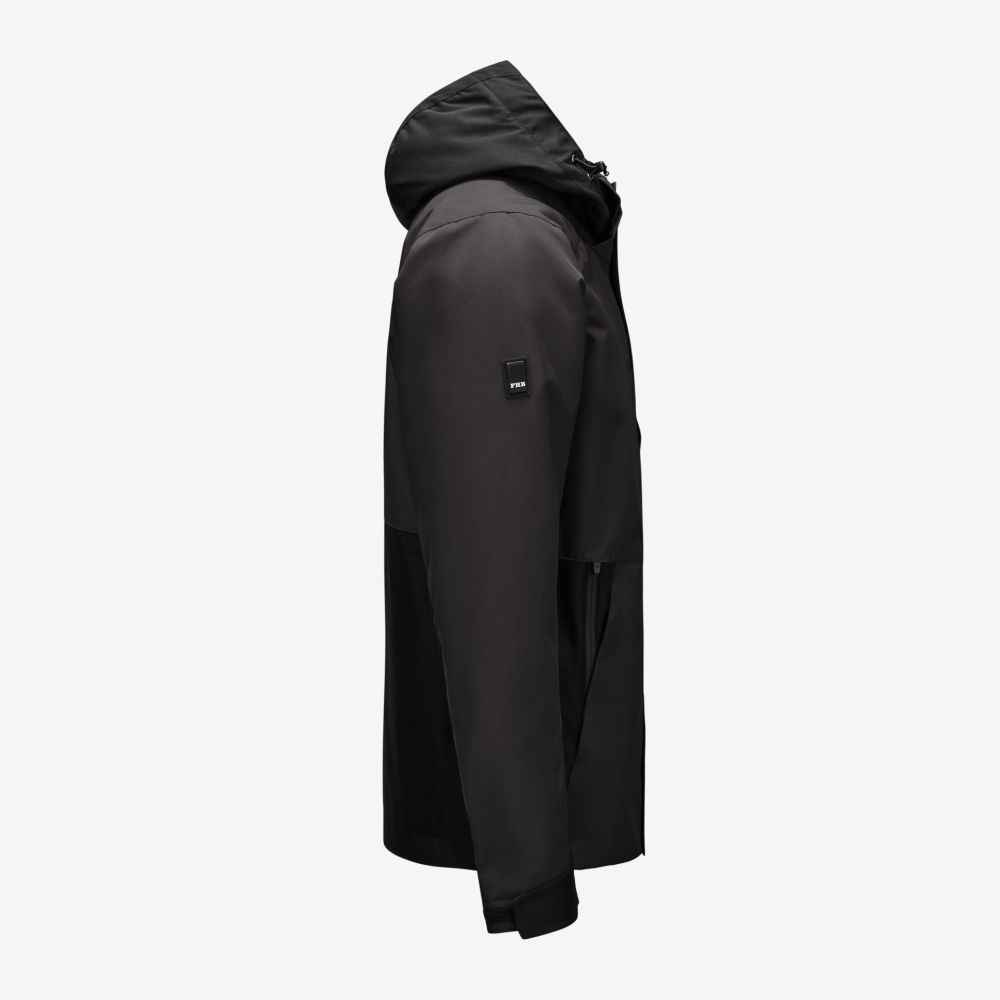 FHB GEORG Arbeitsjacke Primaloft, anthrazit-schwarz, Gr. S