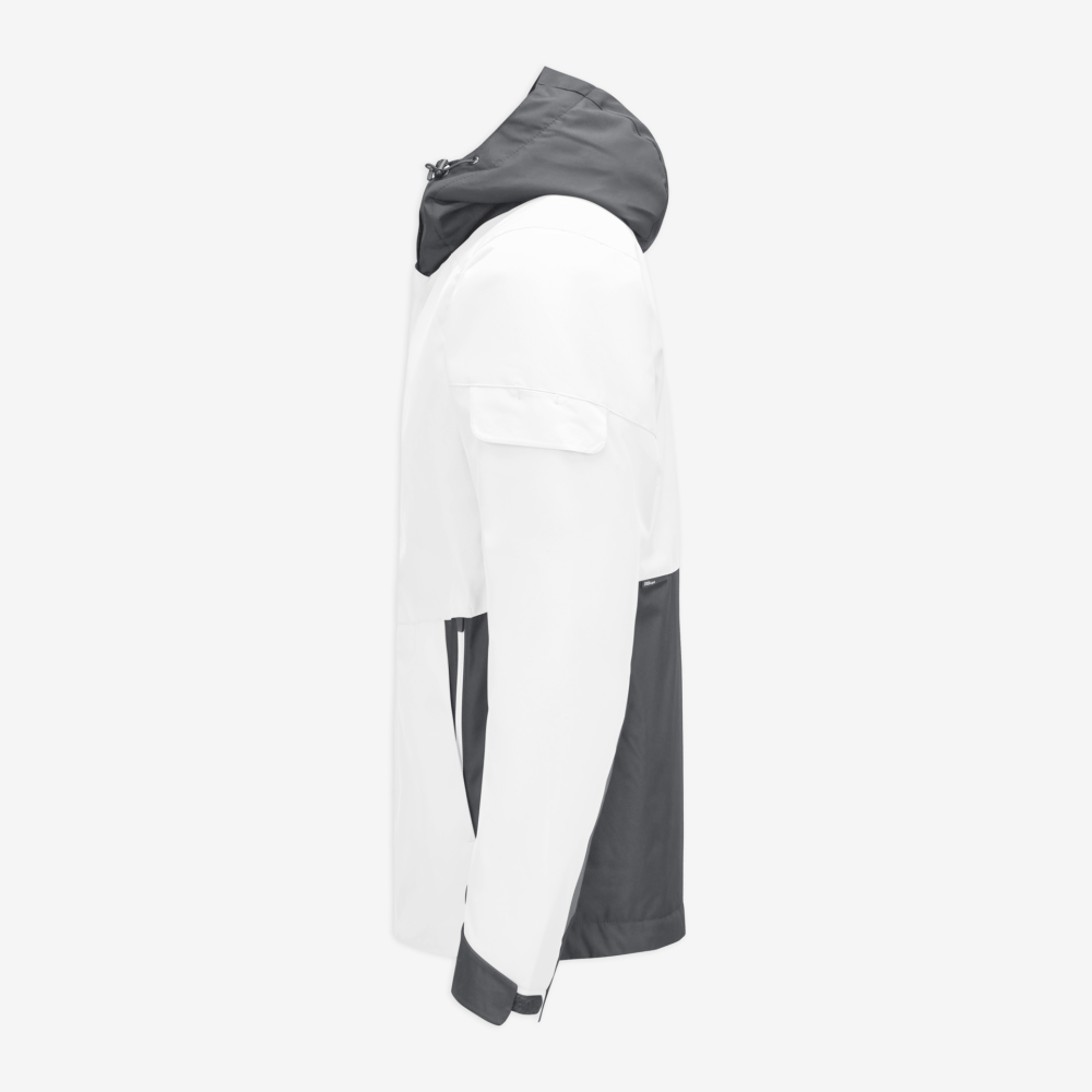 FHB GEORG Arbeitsjacke Primaloft, weiss-anthrazit, Gr. XL
