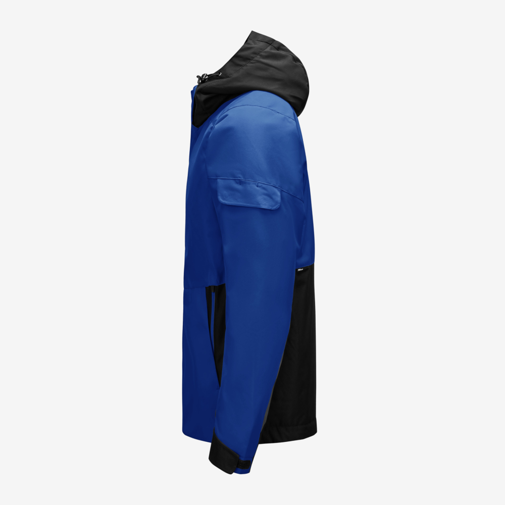 FHB GEORG Arbeitsjacke Primaloft, royalblau-schwarz, Gr. 3XL