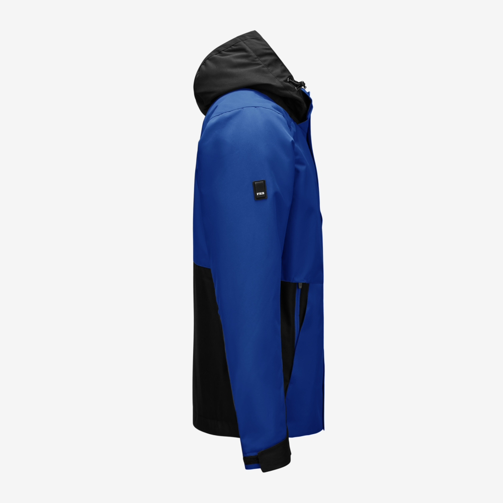 FHB GEORG Arbeitsjacke Primaloft, royalblau-schwarz, Gr. 3XL