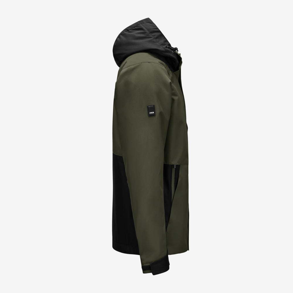 FHB GEORG Arbeitsjacke Primaloft, oliv-schwarz, Gr. XS