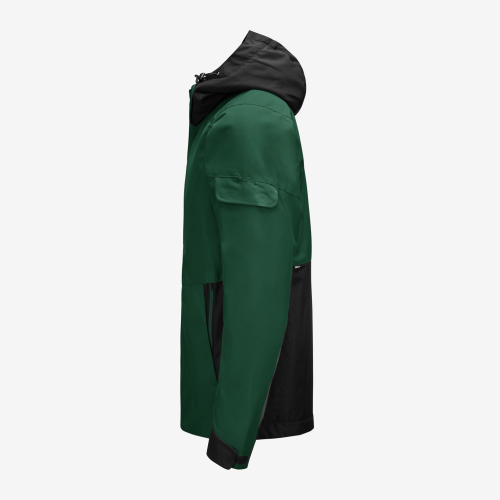 FHB GEORG Arbeitsjacke Primaloft, grün-schwarz, Gr. 4XL