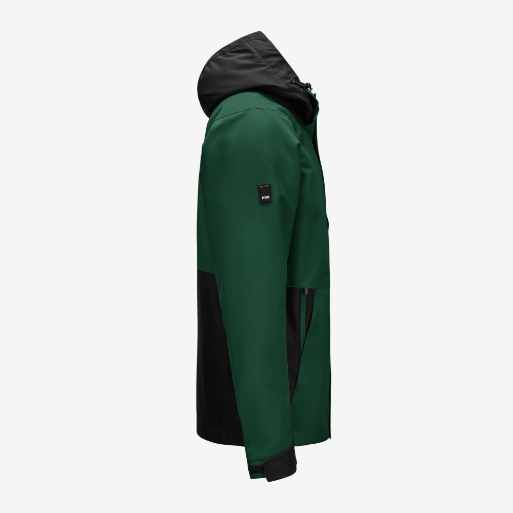 FHB GEORG Arbeitsjacke Primaloft, grün-schwarz, Gr. 4XL