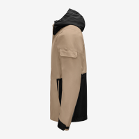 FHB GEORG Arbeitsjacke Primaloft, beige-schwarz, Gr. XS