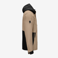 FHB GEORG Arbeitsjacke Primaloft, beige-schwarz, Gr. XS