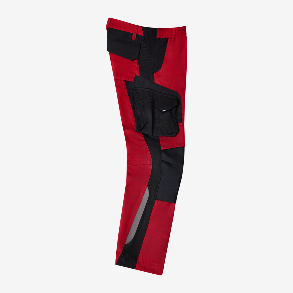 FHB FLORIAN Arbeitshose, rot-schwarz, Gr. 66