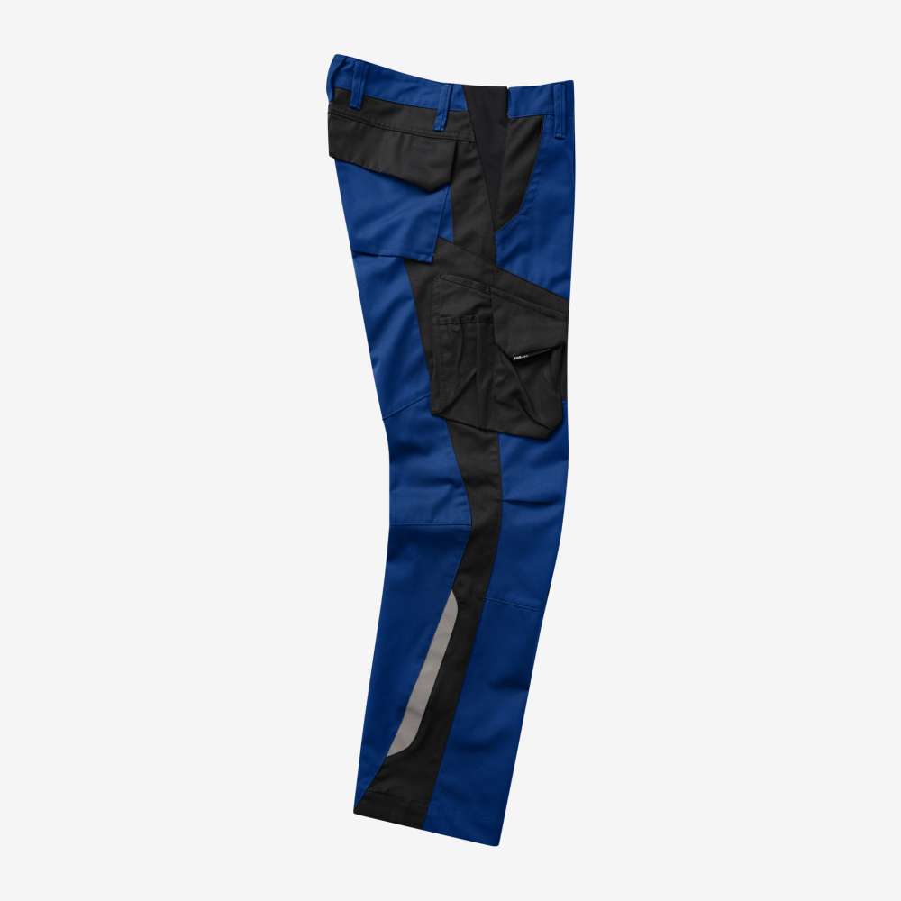 FHB FABIAN Arbeitshose, royalblau-schwarz, Gr. 48