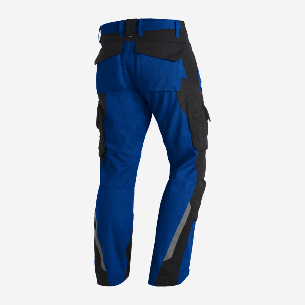 FHB FABIAN Arbeitshose, royalblau-schwarz, Gr. 48
