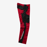 FHB FABIAN Arbeitshose, rot-schwarz, Gr. 24