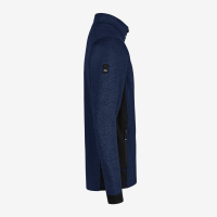 FHB CHRISTOPH Strick-Fleece-Jacke, marine-schwarz, Gr. XS