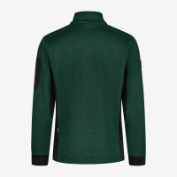 FHB CHRISTOPH Strick-Fleece-Jacke, grün-schwarz, Gr. 5XL