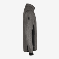 FHB CHRISTOPH Strick-Fleece-Jacke, anthrazit-schwarz, Gr. M
