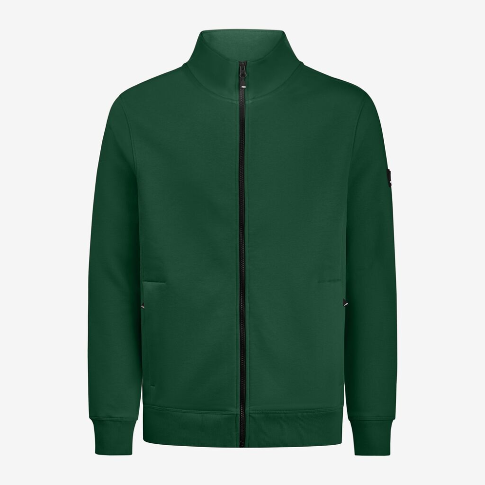 FHB EUGEN Sweat-Jacke unisex grün 3XL
