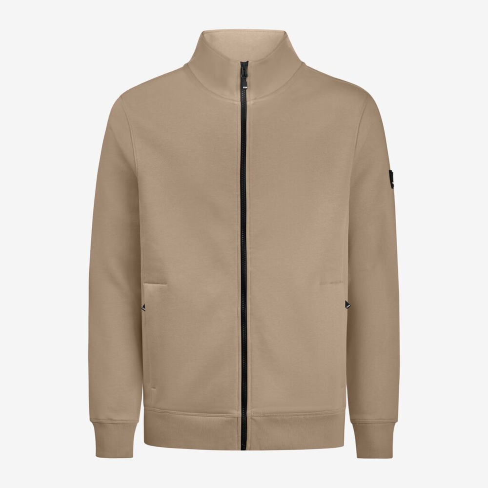 FHB EUGEN Sweat-Jacke unisex beige XL