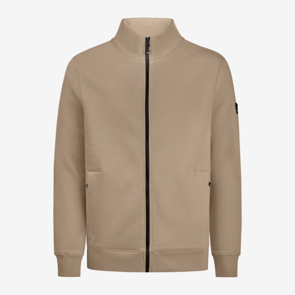 FHB EUGEN Sweat-Jacke unisex beige