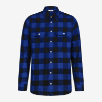 FHB HORST Arbeitshemd royalblau-schwarz S