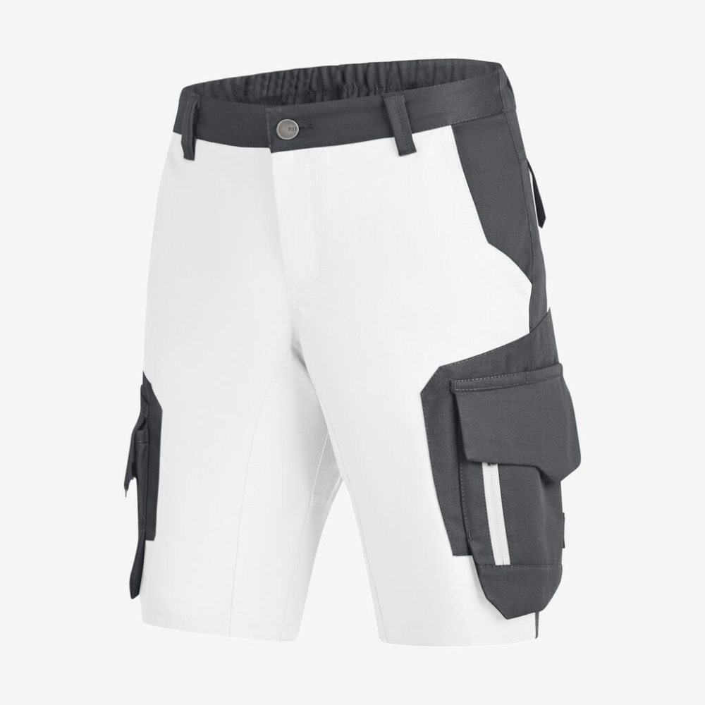FHB ANNI Bermuda Damen weiß-anthrazit 48