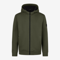 FHB HAJO Hoodie-Jacke mit Webpelz unisex oliv M