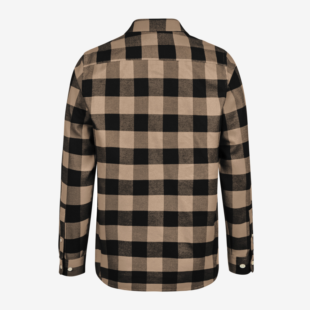 FHB HORST Arbeitshemd beige-schwarz XL