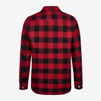 FHB HORST Arbeitshemd rot-schwarz 5XL