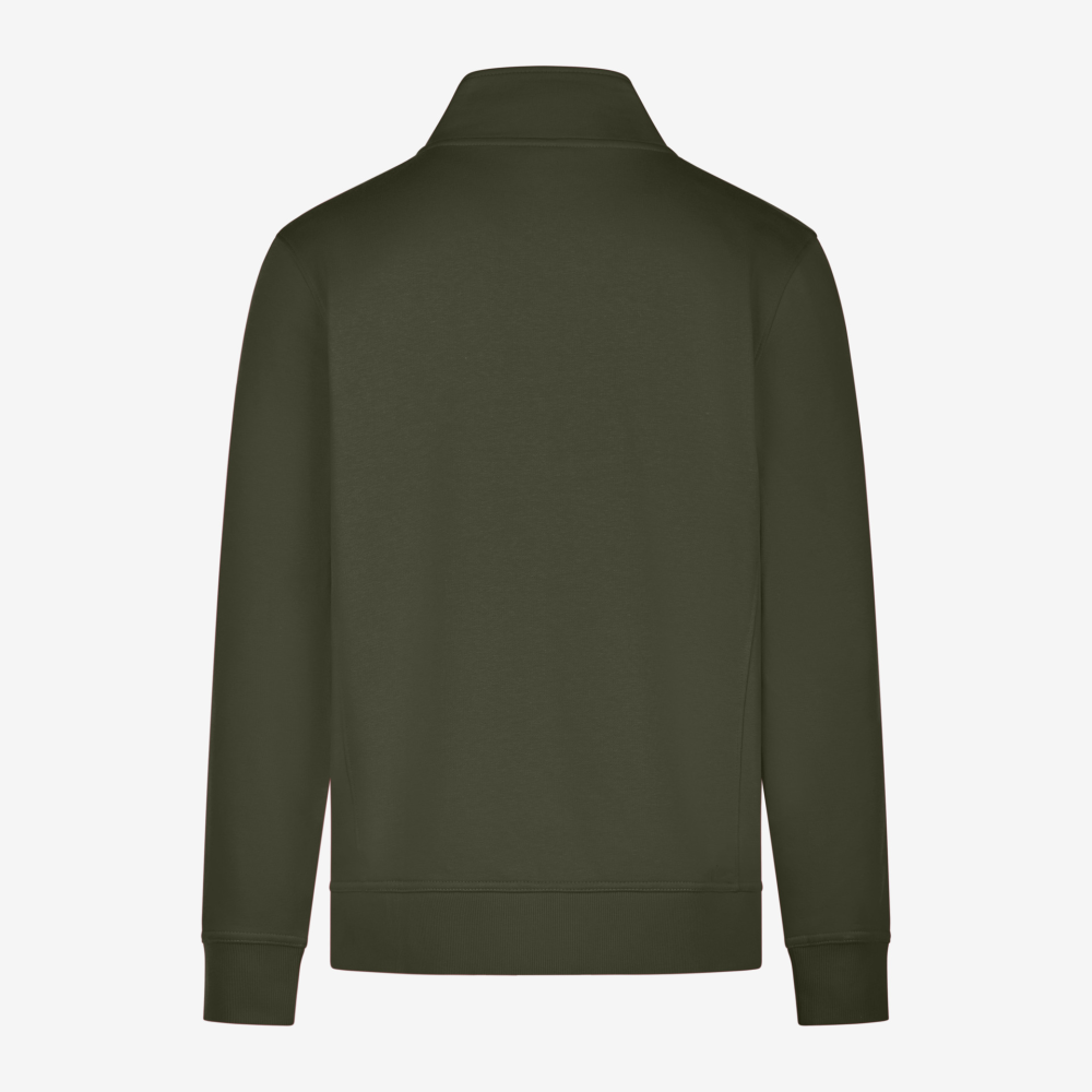 FHB EUGEN Sweat-Jacke unisex oliv XS