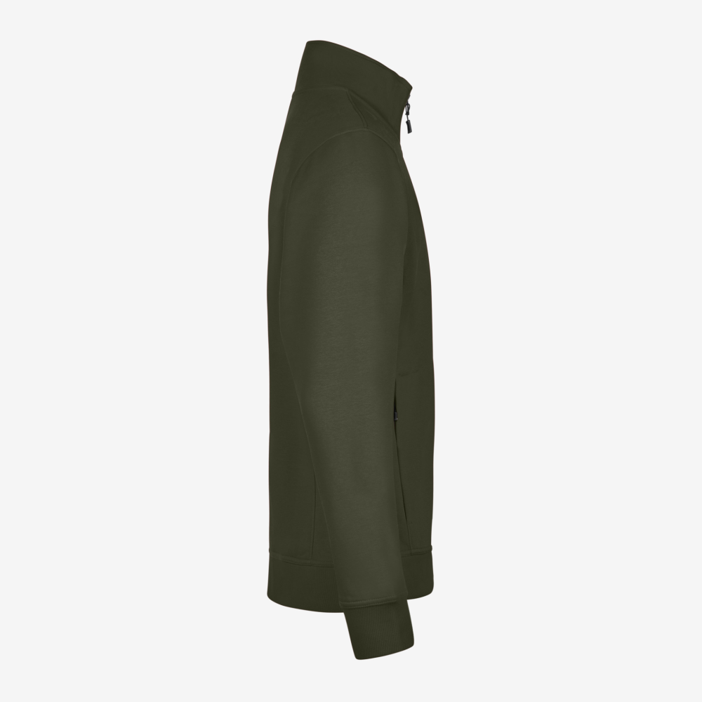 FHB EUGEN Sweat-Jacke unisex oliv XS