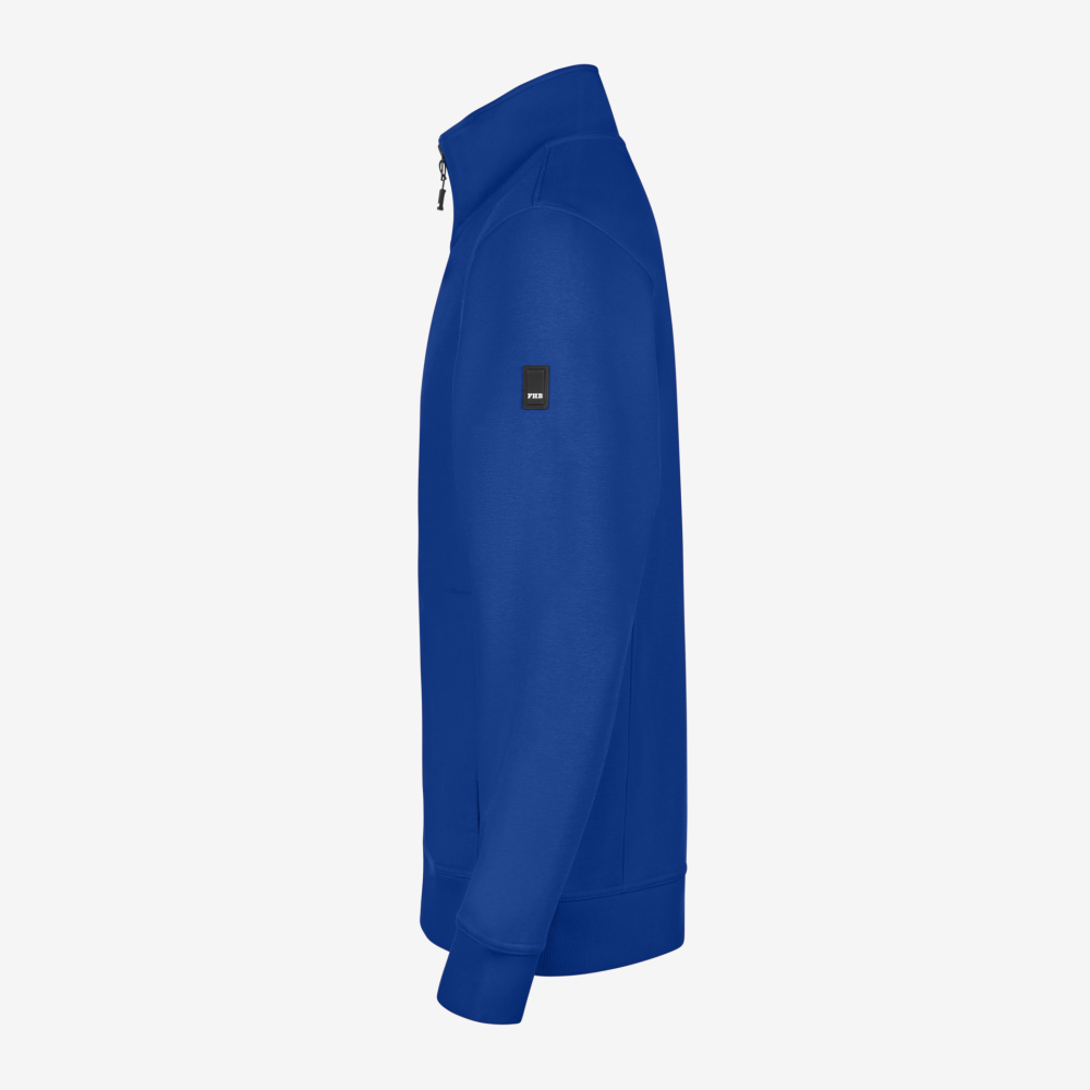 FHB EUGEN Sweat-Jacke unisex royalblau 3XL