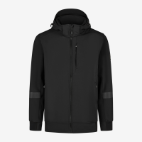 FHB FALKO Softshell-Jacke leicht und elastisch schwarz L