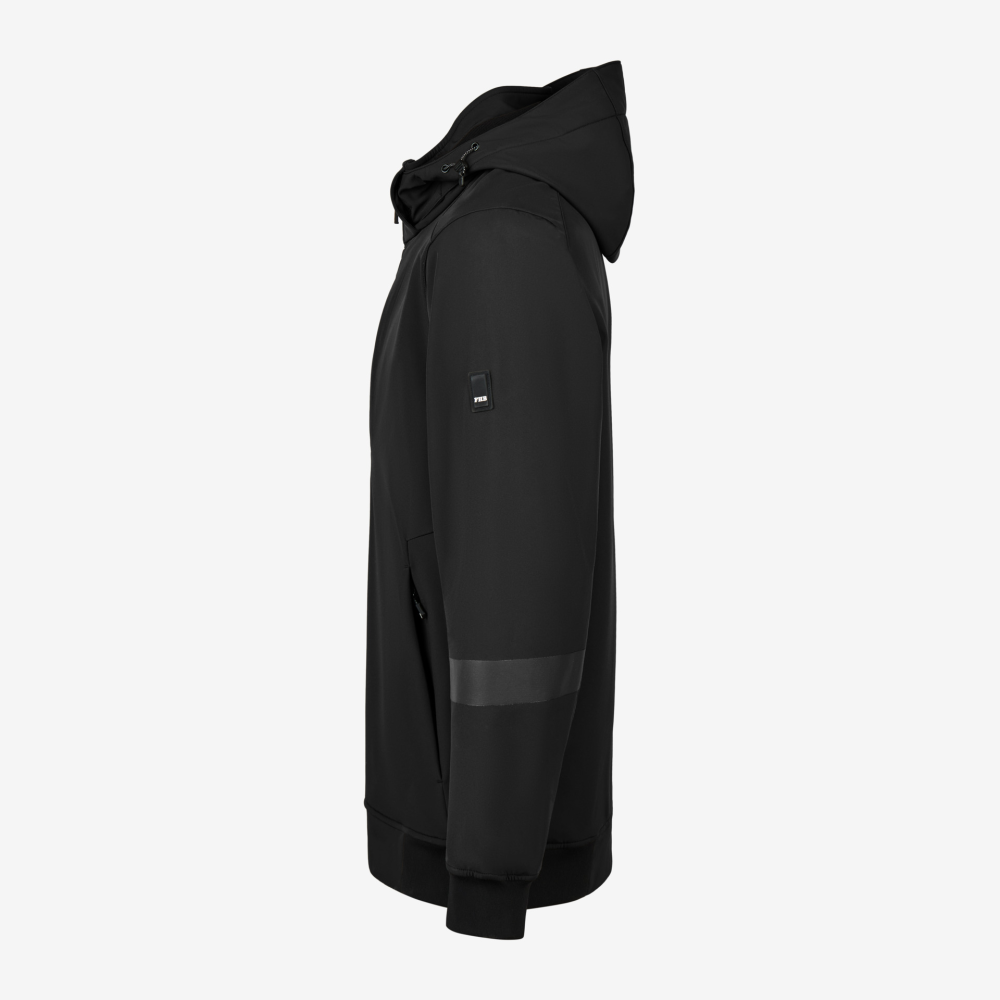 FHB FALKO Softshell-Jacke leicht und elastisch schwarz L