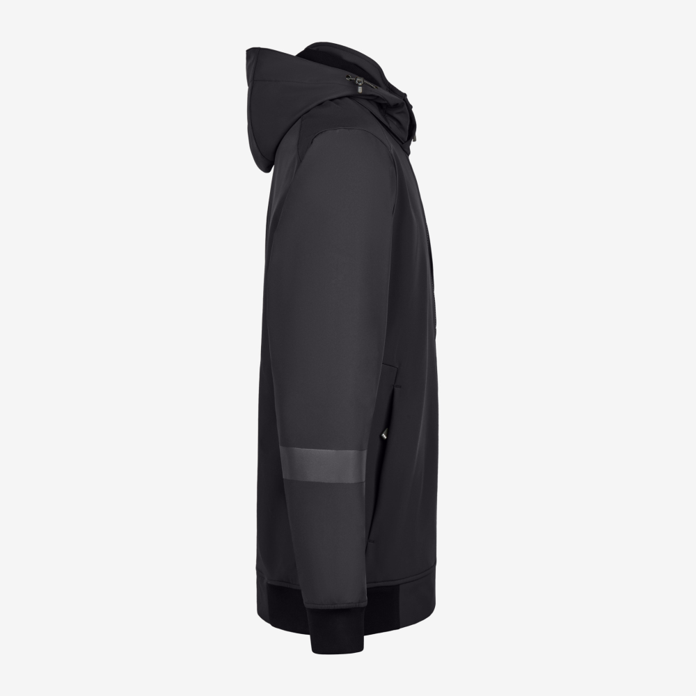 FHB FALKO Softshell-Jacke leicht und elastisch anthrazit 4XL