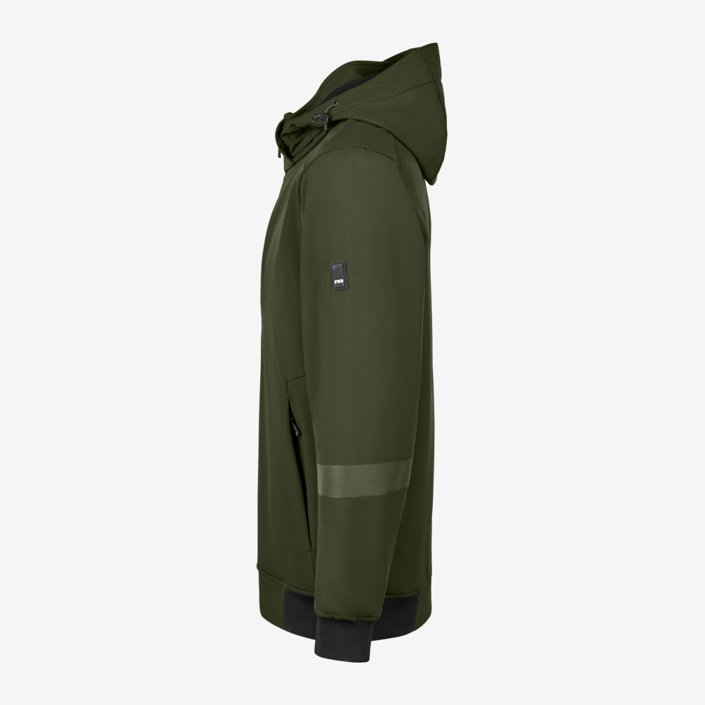 FHB FALKO Softshell-Jacke leicht und elastisch oliv M