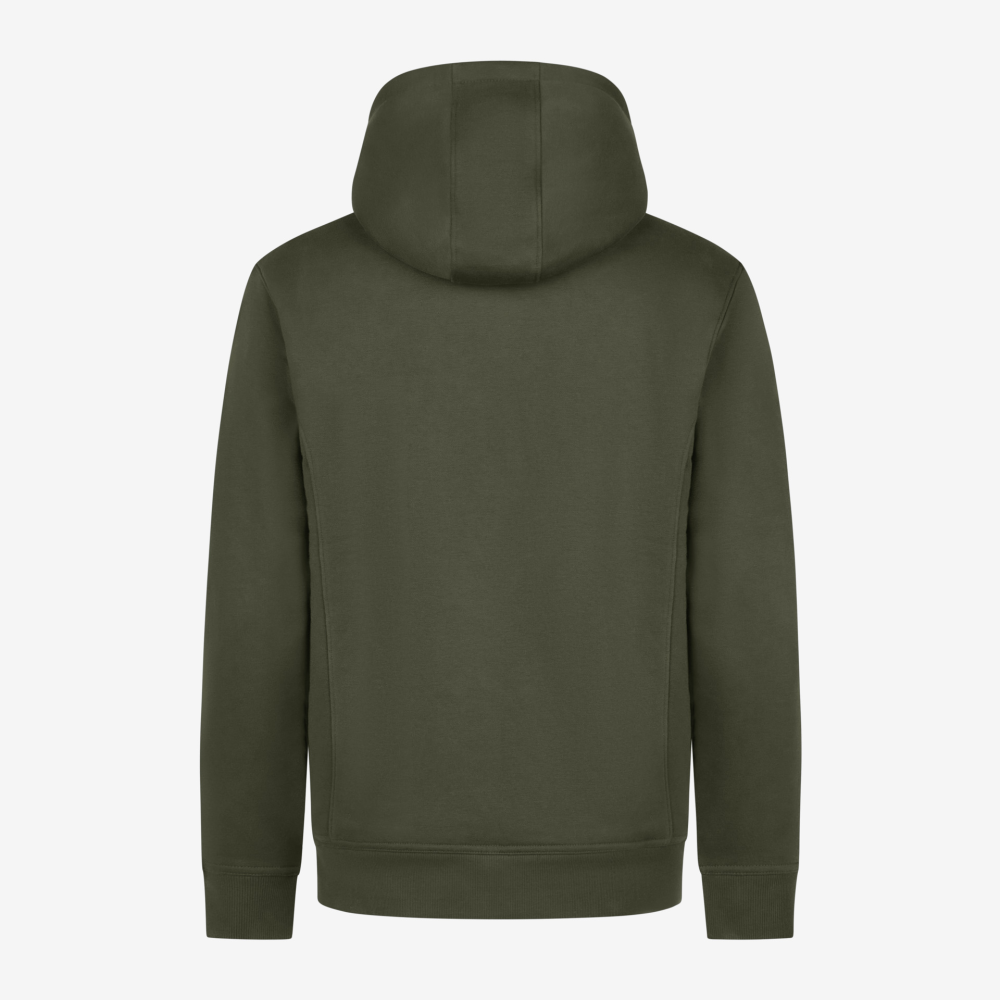 FHB HAJO Hoodie-Jacke mit Webpelz unisex oliv M