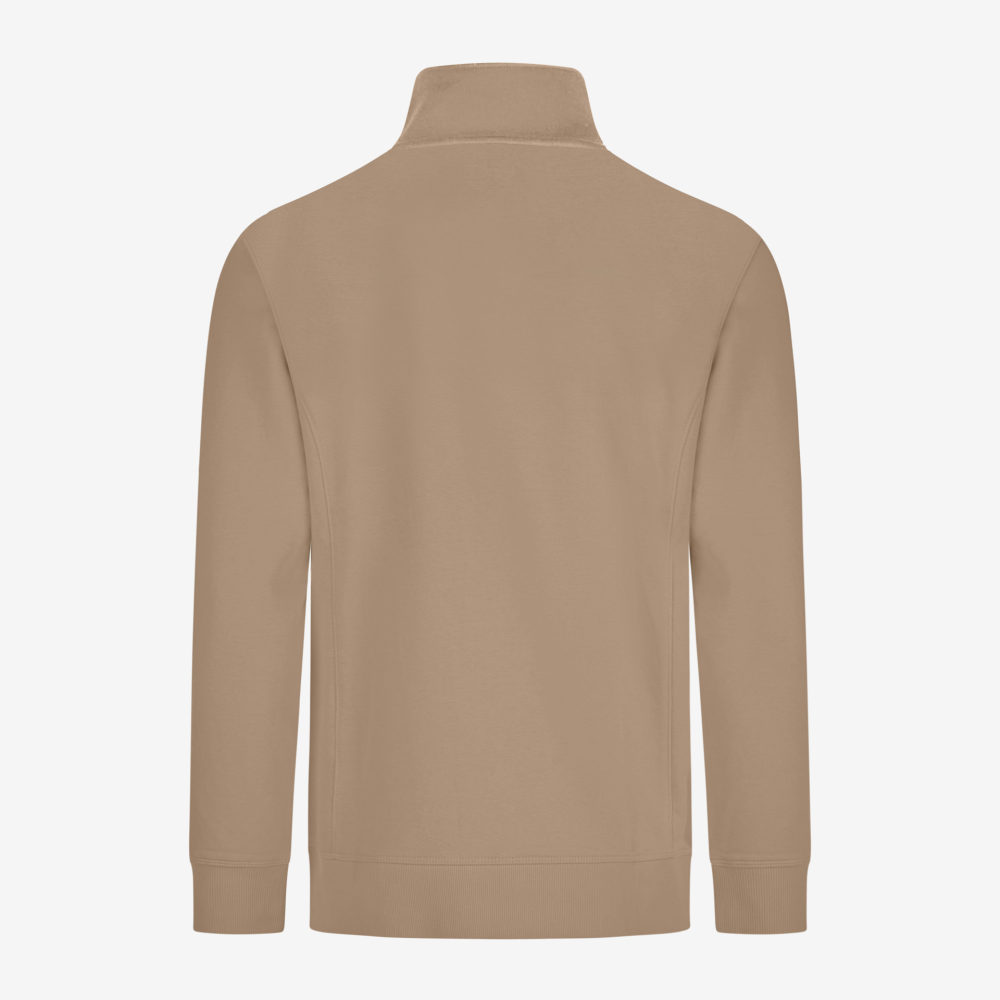 FHB KALLE Zip-Sweatshirt unisex beige 5XL