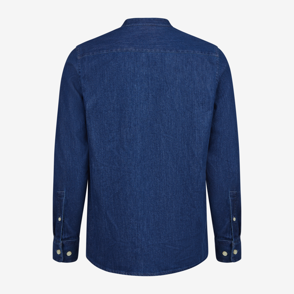 FHB ALFRED Jeanshemd elastisch indigoblau XS