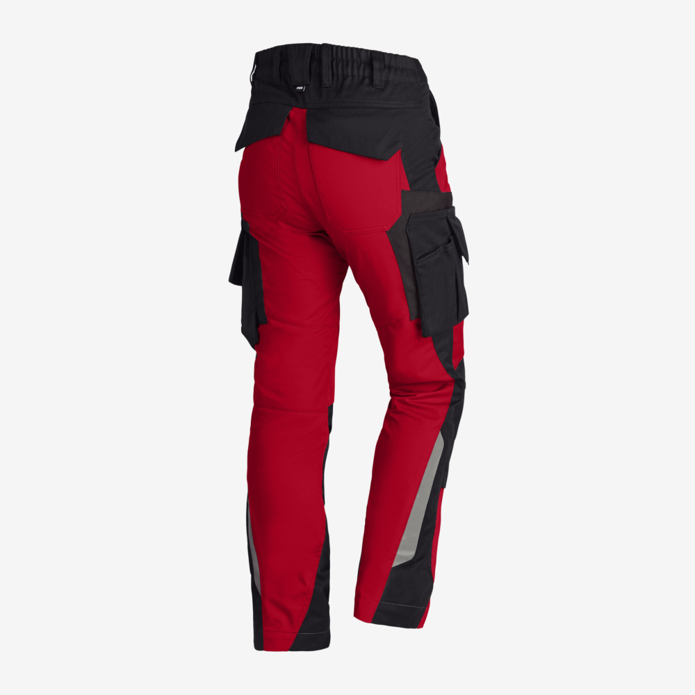 FHB ANNETTE Arbeitshose Damen rot-schwarz 42