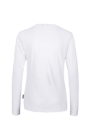 HAKRO Damen Longsleeve Classic, weiss, XS