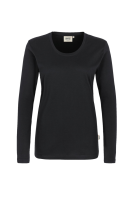 HAKRO Damen Longsleeve Classic, schwarz, XS