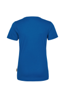 HAKRO Damen V-Shirt COOLMAX®, royalblau, XS