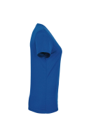 HAKRO Damen V-Shirt COOLMAX®, royalblau, XS