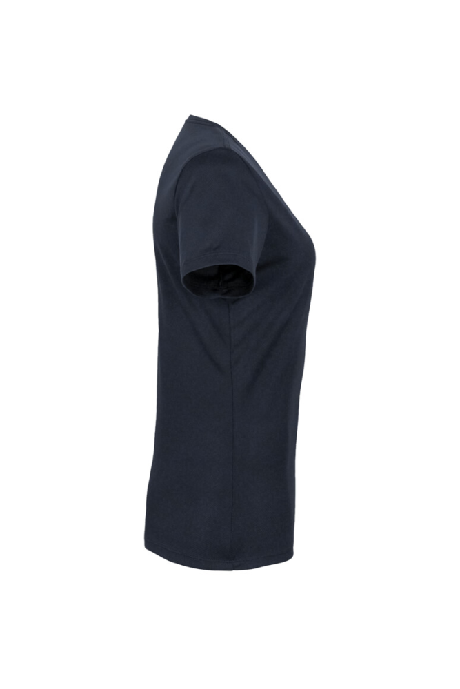 HAKRO Damen V-Shirt COOLMAX®, tinte, XL