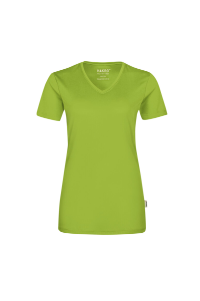 HAKRO Damen V-Shirt COOLMAX®, kiwi
