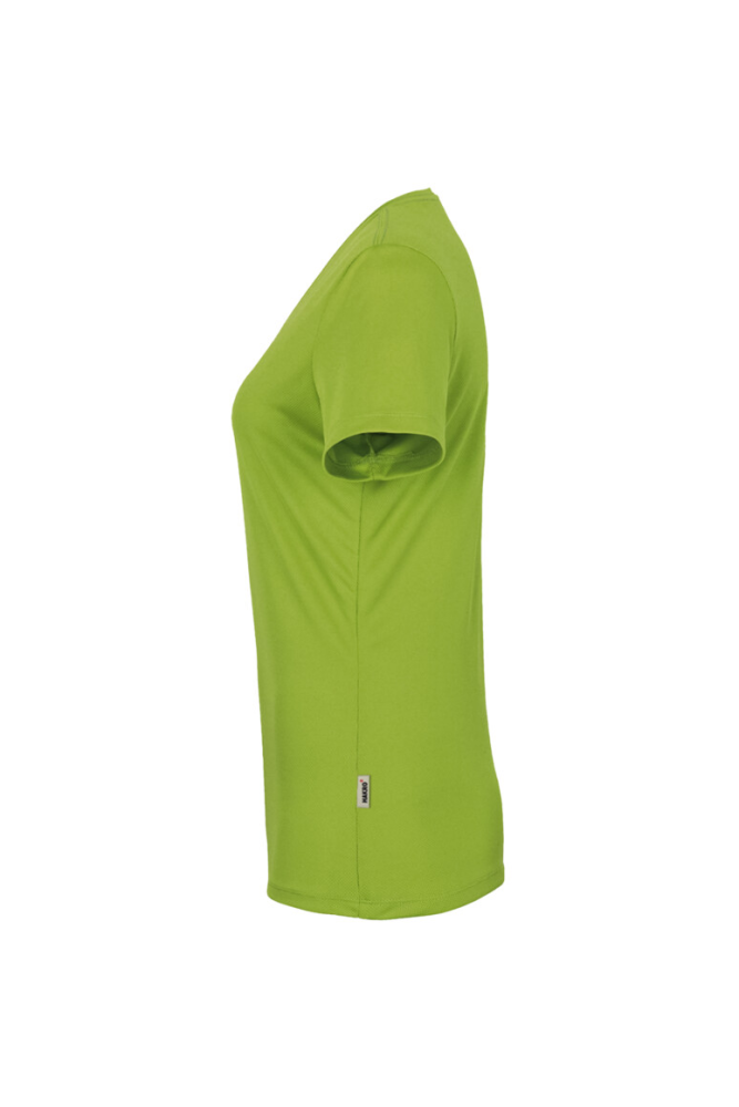 HAKRO Damen V-Shirt COOLMAX®, kiwi, XS